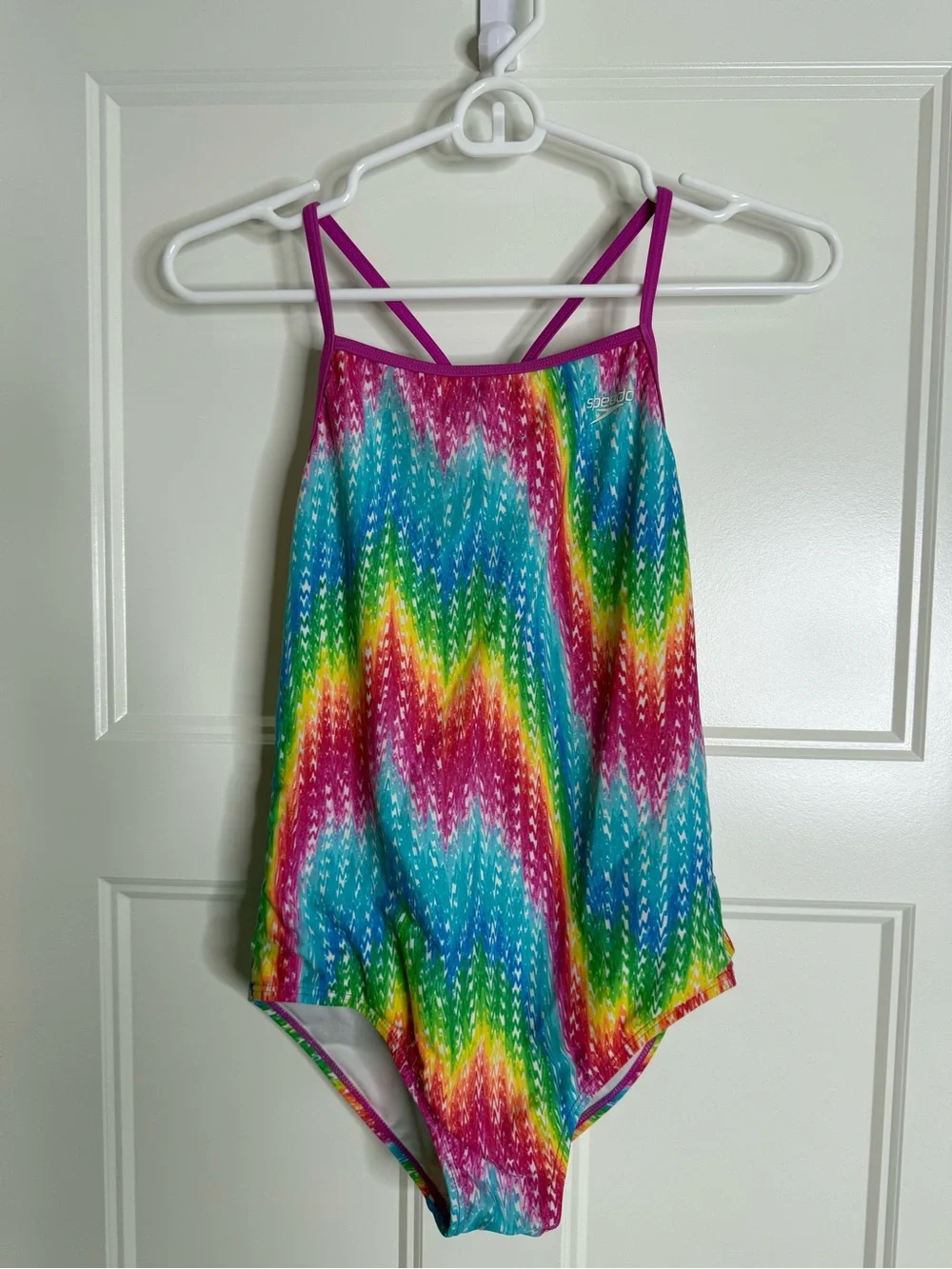 Girls Speedo Multicolor One-Piece Swimsuit Bundle size 14&16 - Picture 7 of 9